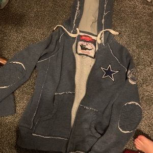 Women’s cowboys throwback zip-up